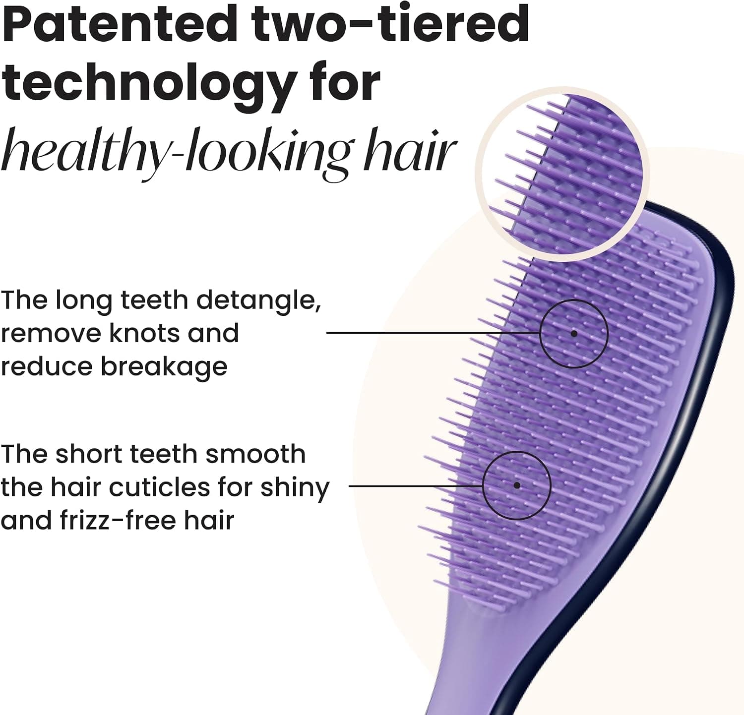 شانه باز کننده مو Tangle Teezer برای موهای صاف و فر The Ultimate Detangler Zodiac Cancer شانه باز کننده مو Tangle Teezer برای موهای صاف و فر The Ultimate Detangler Zodiac Cancer