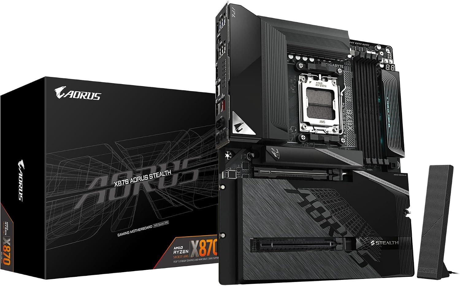 مادربرد GIGABYTE مدل X870E EAGLE X3D WIFI7 سازگار با AMD Ryzen 9000 مادربرد GIGABYTE مدل X870E EAGLE X3D WIFI7 سازگار با AMD Ryzen 9000