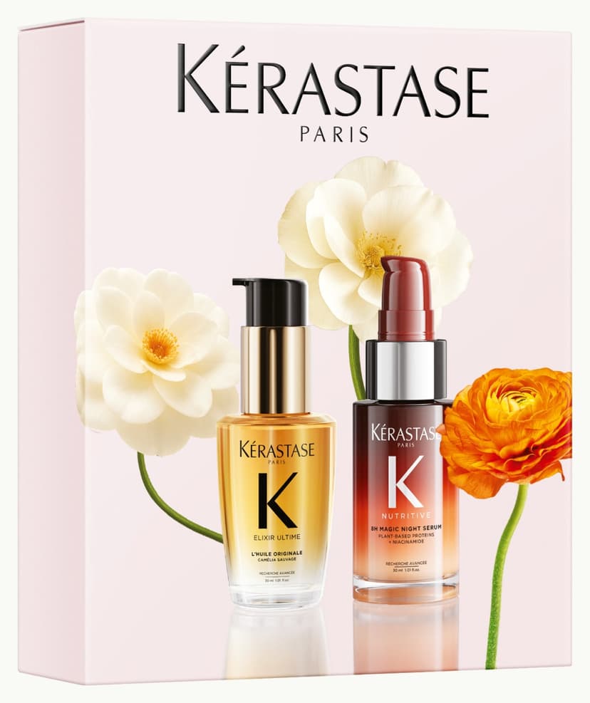 ست سفری مراقبت از مو Kerastase Elixir Ultime & Nutritive Ikonik شب و روز 60 ml ست سفری مراقبت از مو Kerastase Elixir Ultime & Nutritive Ikonik شب و روز 60 ml