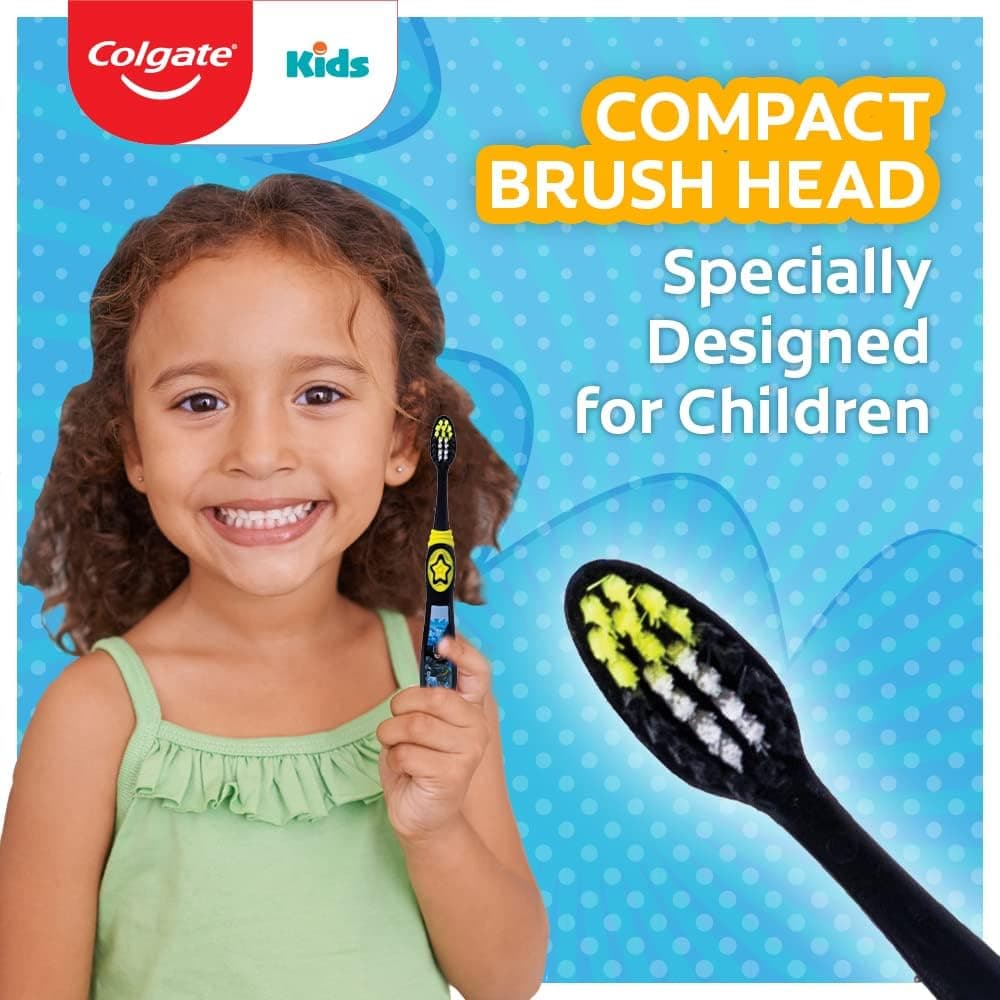 مسواک کودک Colgate طرح Batman مسواک کودک Colgate طرح Batman