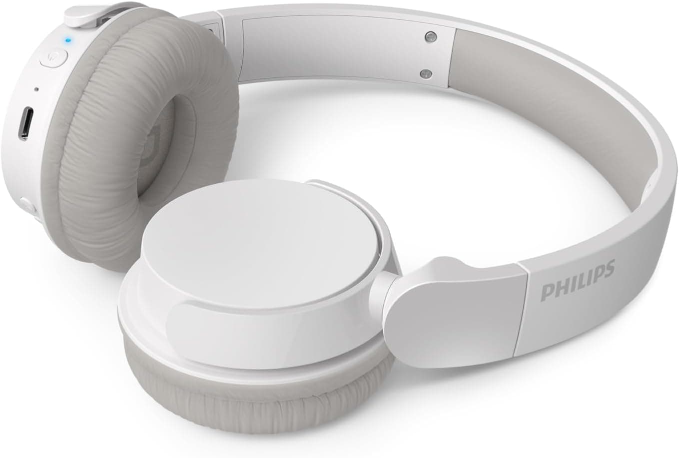 هدفون بیسیم روگوشی PHILIPS با باس پویا، اتصال چندنقطهای Bluetooth، 25 ساعت، سفید ابریشمی هدفون بیسیم روگوشی PHILIPS با باس پویا، اتصال چندنقطهای Bluetooth، 25 ساعت، سفید ابریشمی