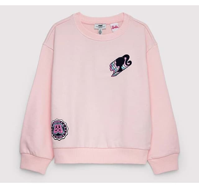 سویشرت دخترانه Mavi طرح Barbie رنگ پودری مدل M7S10209 سویشرت دخترانه Mavi طرح Barbie رنگ پودری مدل M7S10209