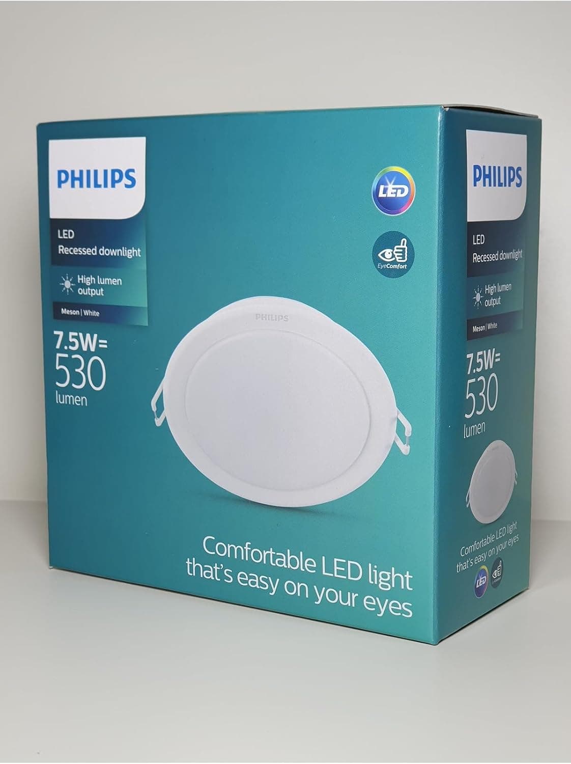 چراغ اسپات توکار Philips Meson نور مهتابی 4000K 7.5W 10.5cm مدل 59448 چراغ اسپات توکار Philips Meson نور مهتابی 4000K 7.5W 10.5cm مدل 59448