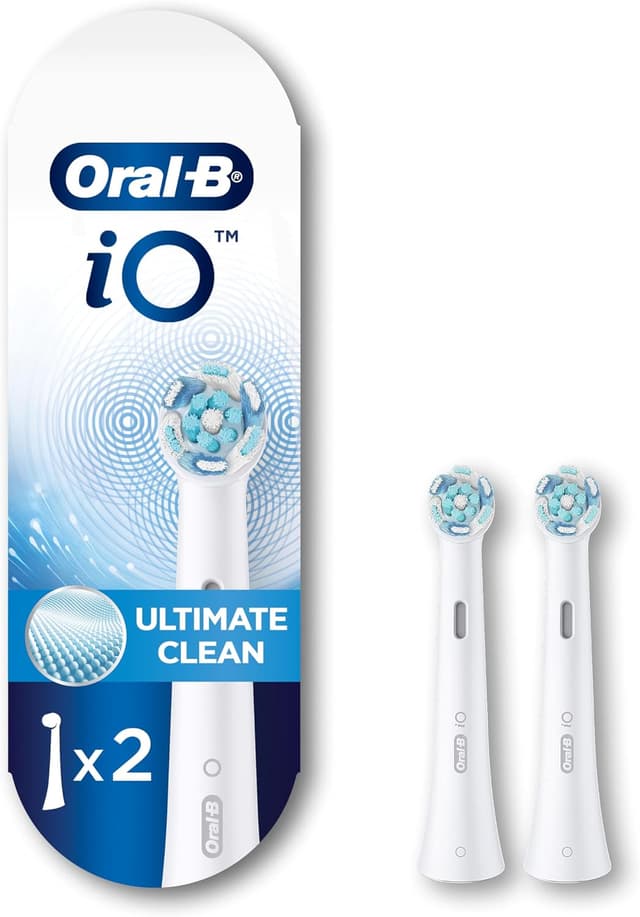 سری یدک مسواک برقی Oral-B iO Series مدل Ultimate Clean سفید 2 عدد سری یدک مسواک برقی Oral-B iO Series مدل Ultimate Clean سفید 2 عدد