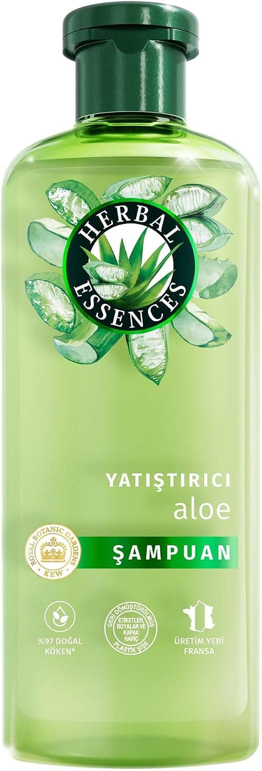 شامپو حاوی آلوئه ورا آرامشبخش Herbal Essences با حجم 350 ml شامپو حاوی آلوئه ورا آرامشبخش Herbal Essences با حجم 350 ml