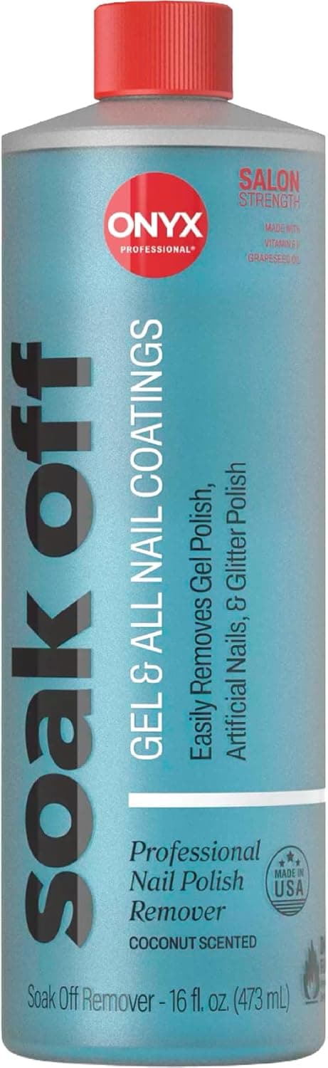 لاکپاککن معطر نارگیل Onyx Professional همراه سوهان ناخن، 16 oz، 1Count، آبی لاکپاککن معطر نارگیل Onyx Professional همراه سوهان ناخن، 16 oz، 1Count، آبی