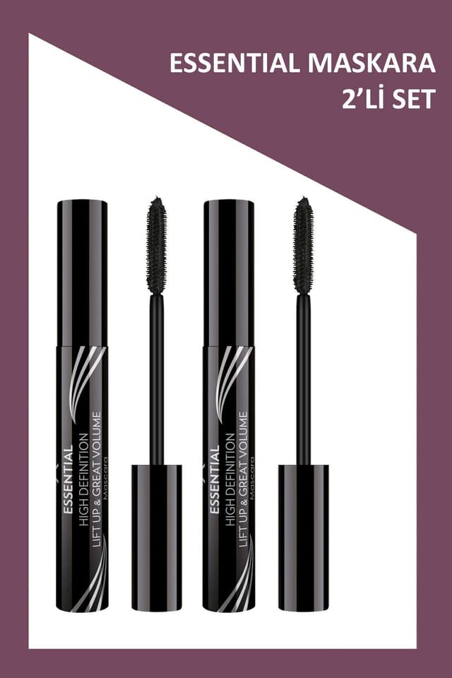 ماسکارا Golden Rose Essential High Definition Lift Up حجمدهنده ست 2 عددی ماسکارا Golden Rose Essential High Definition Lift Up حجمدهنده ست 2 عددی