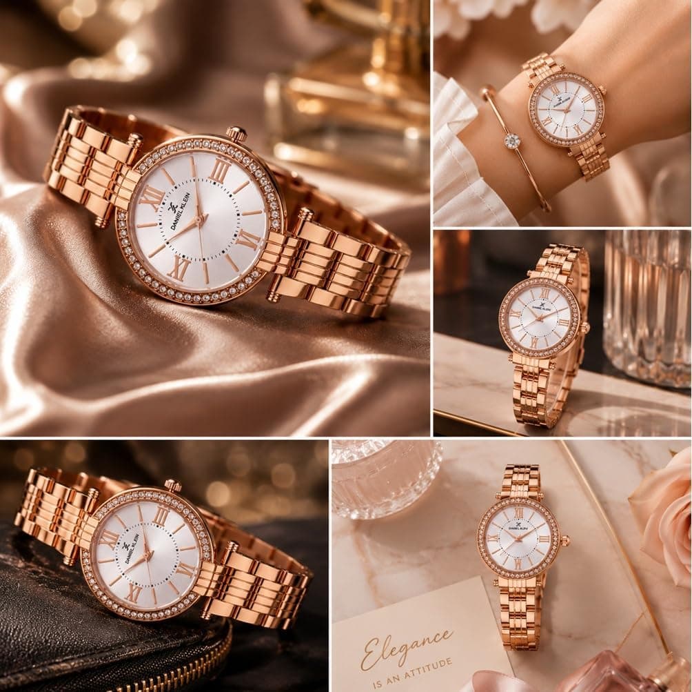 ساعت مچی زنانه Daniel Klein آنالوگ با صفحه نقرهای مدل DK11138-2 ساعت مچی زنانه Daniel Klein آنالوگ با صفحه نقرهای مدل DK11138-2