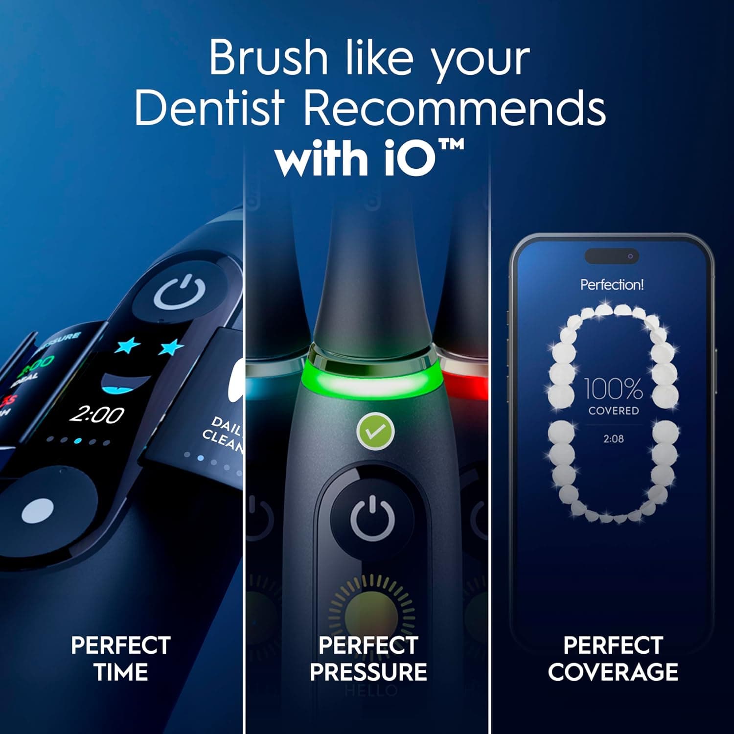 مسواک برقی Oral-B iO Series 10 مشکی کیهانی به همراه 4 سر یدکی مسواک برقی Oral-B iO Series 10 مشکی کیهانی به همراه 4 سر یدکی