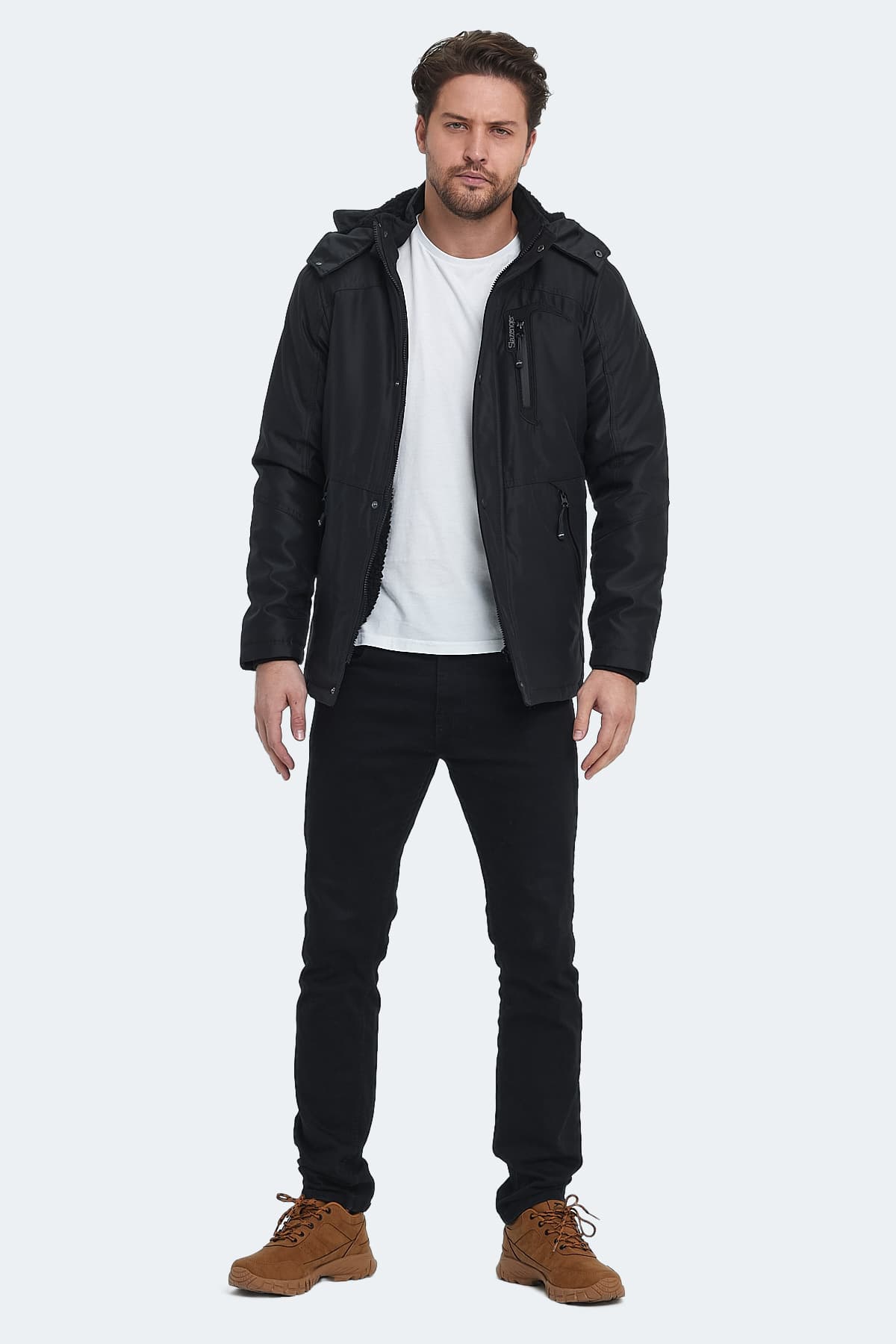کاپشن مردانه Slazenger مشکی مدل HANKIN کاپشن مردانه Slazenger مشکی مدل HANKIN
