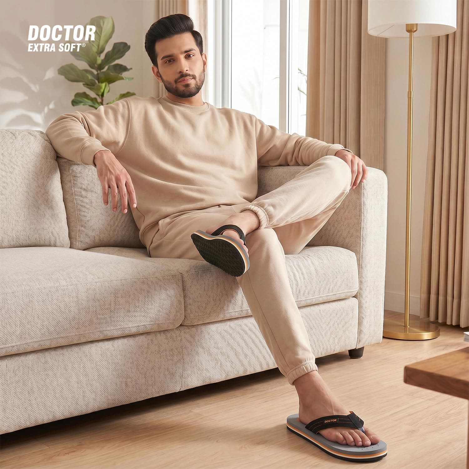 دمپایی پسرانه Doctor Extra Soft ارتوپدی و دیابتی مدل D-28 دمپایی پسرانه Doctor Extra Soft ارتوپدی و دیابتی مدل D-28