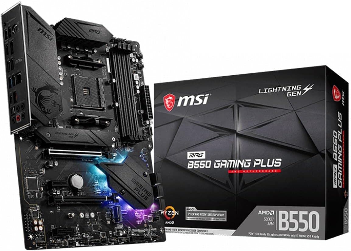 مادربورد گیمینگ MSI سوکت AMD AM4 مدل MPG B550 Gaming Plus 7C56-003R مادربورد گیمینگ MSI سوکت AMD AM4 مدل MPG B550 Gaming Plus 7C56-003R