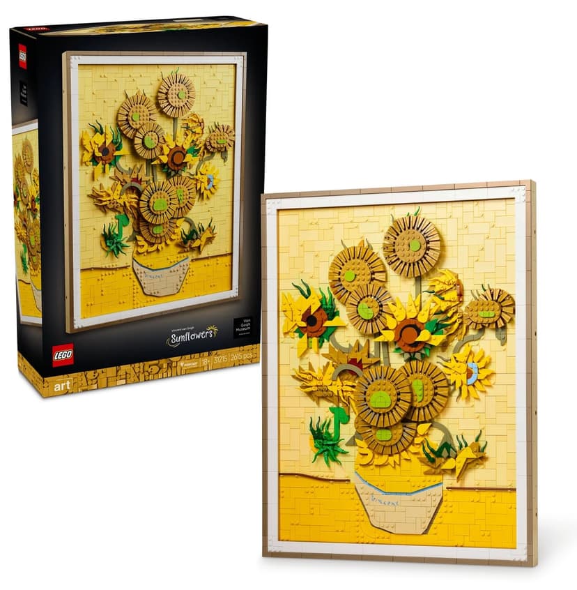 لگو Art Vincent van Gogh آفتابگردانها مدل 31215 2615 قطعه لگو Art Vincent van Gogh آفتابگردانها مدل 31215 2615 قطعه