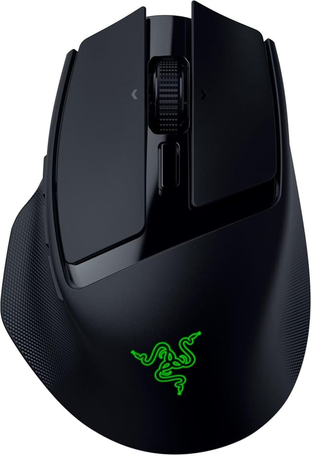 ماوس بازی بیسیم Razer Basilisk Mobile کوچک و ارگونومیک با حسگر Focus X 18K و اتصال سهحالته مشکی ماوس بازی بیسیم Razer Basilisk Mobile کوچک و ارگونومیک با حسگر Focus X 18K و اتصال سهحالته مشکی