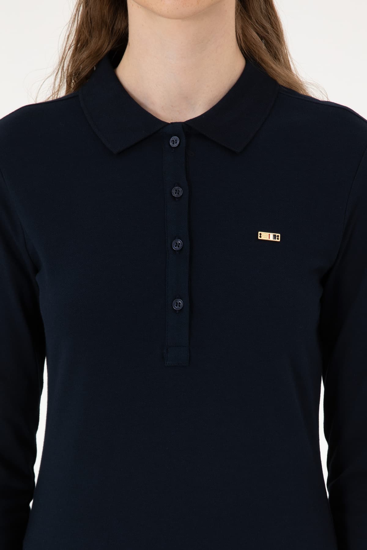 سویشرت یقه پولو زنانه U.S. Polo Assn. سرمهای ساده مدل 50313593-VR033 سویشرت یقه پولو زنانه U.S. Polo Assn. سرمهای ساده مدل 50313593-VR033
