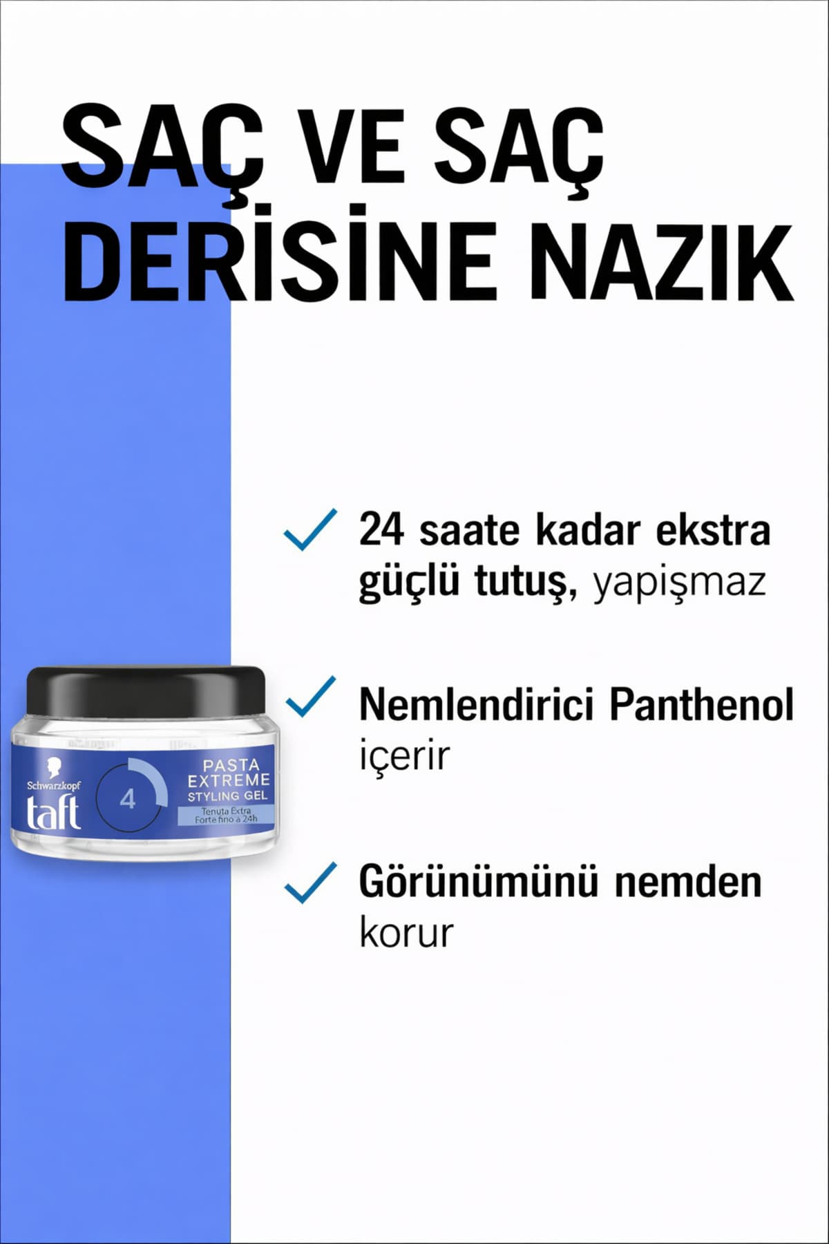 ژل و پماد حالتدهنده مو Taft Extreme مدل No:4 250 ml ژل و پماد حالتدهنده مو Taft Extreme مدل No:4 250 ml