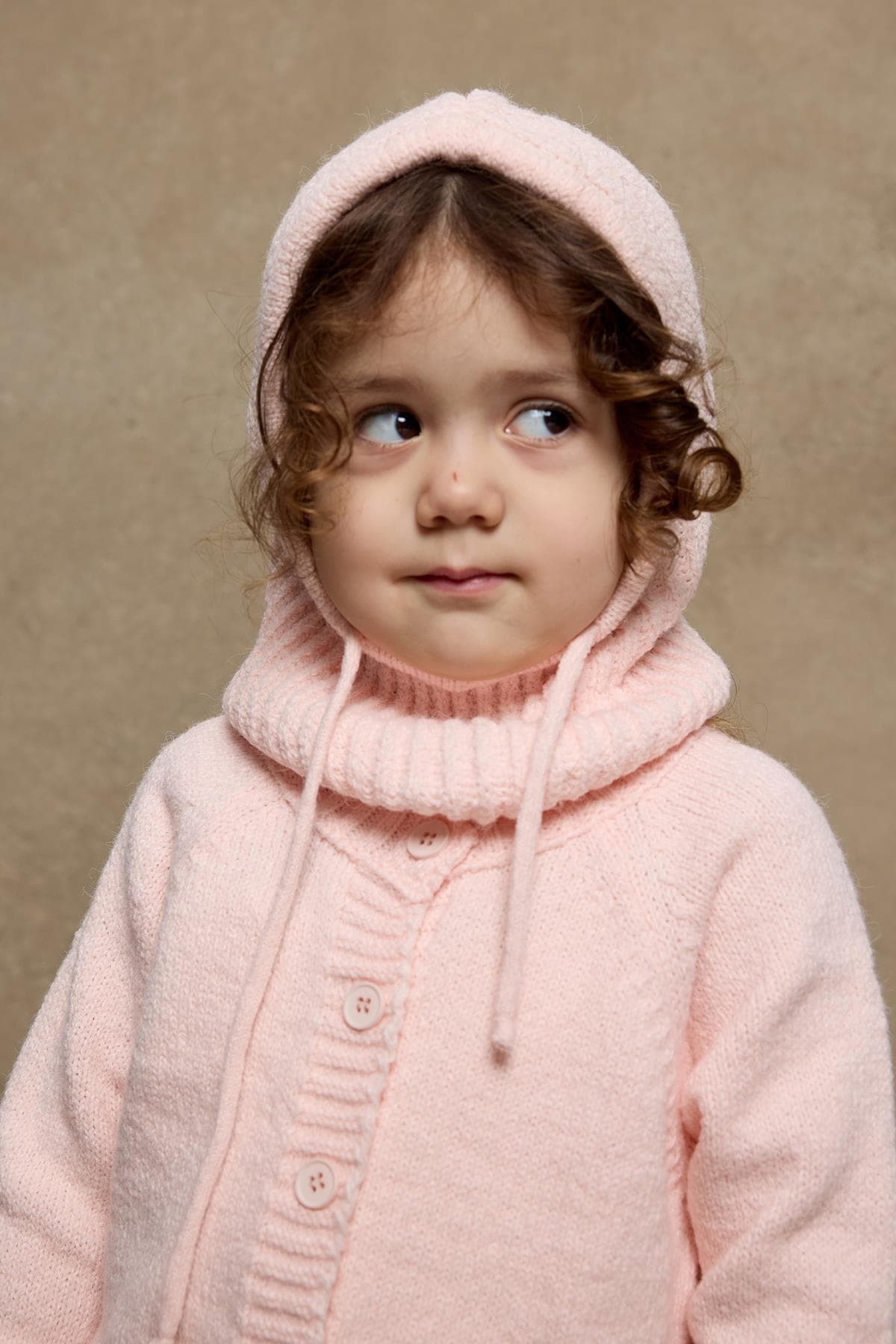 کلاه برفی بچگانه بندی Fahhar Kids صورتی کلاه برفی بچگانه بندی Fahhar Kids صورتی