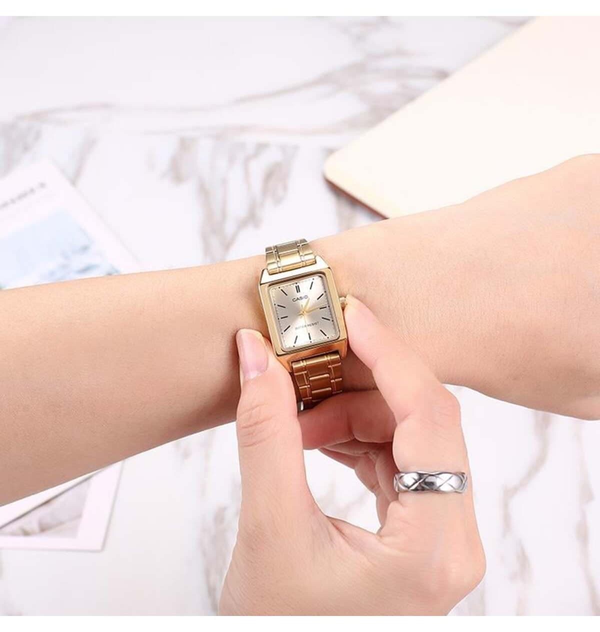 ساعت مچی زنانه Casio مدل LTP-V007G-9EUDF ساعت مچی زنانه Casio مدل LTP-V007G-9EUDF