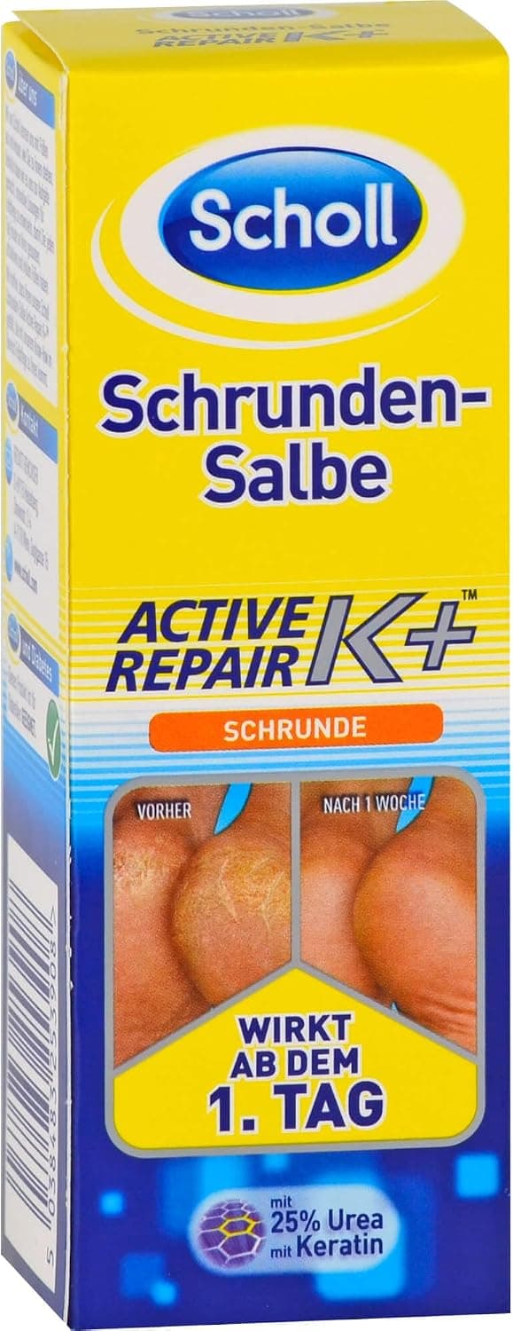 کرم پا Dr. Scholl's Aktif Onarım K+ با ۲۵٪ اوره و کراتین 60ml کرم پا Dr. Scholl's Aktif Onarım K+ با ۲۵٪ اوره و کراتین 60ml