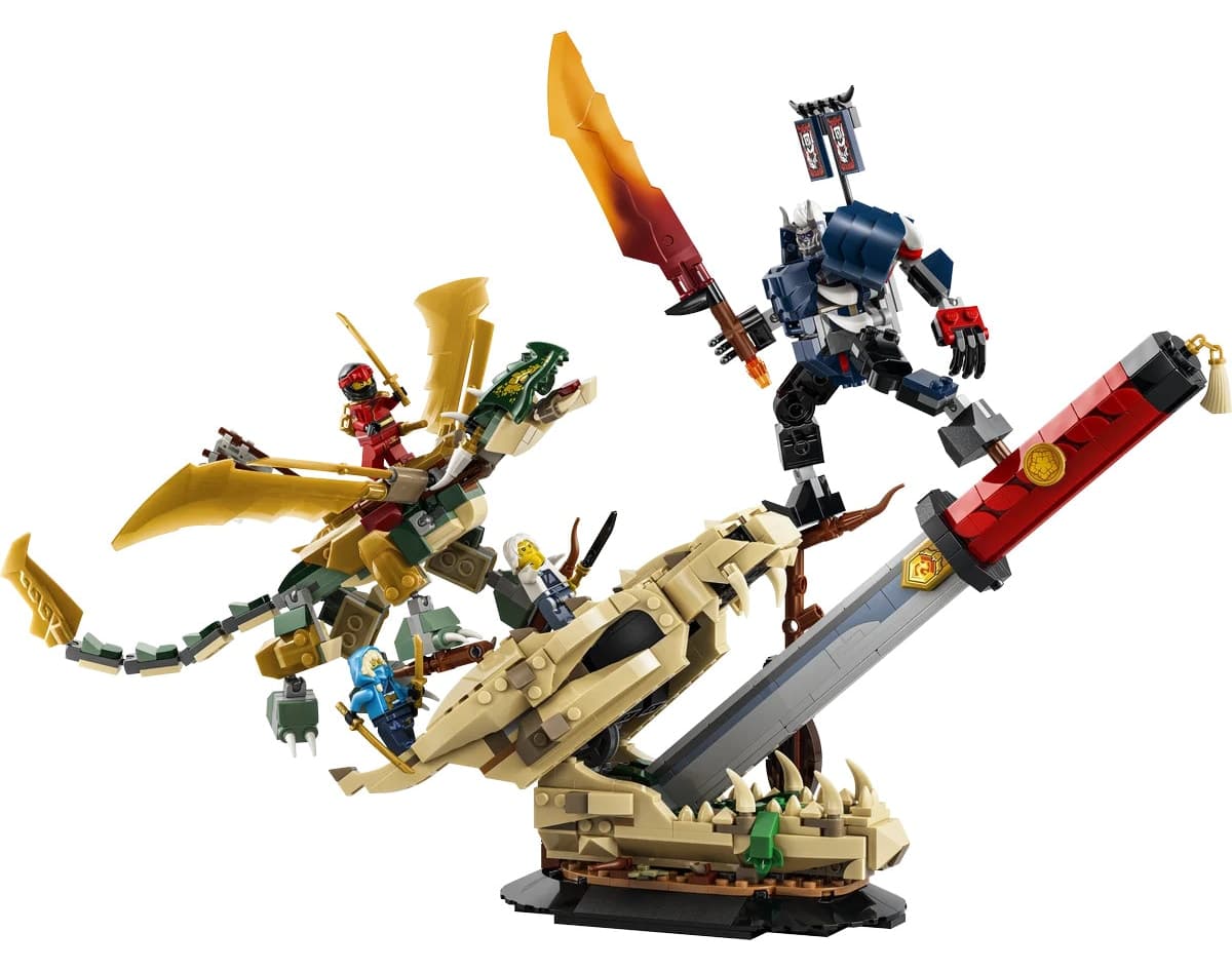 لگو NINJAGO نبرد شمشیر اژدها ۱۰۱۶ قطعهای مدل 71871 لگو NINJAGO نبرد شمشیر اژدها ۱۰۱۶ قطعهای مدل 71871