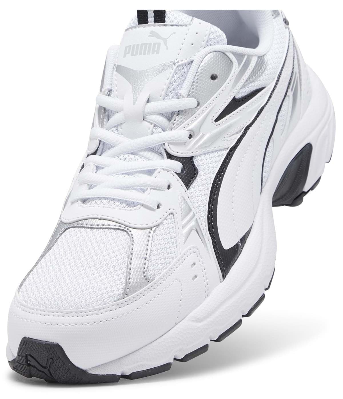 کفش ورزشی زنانه Puma سفید Milenio Tech مدل 402623-01 کفش ورزشی زنانه Puma سفید Milenio Tech مدل 402623-01