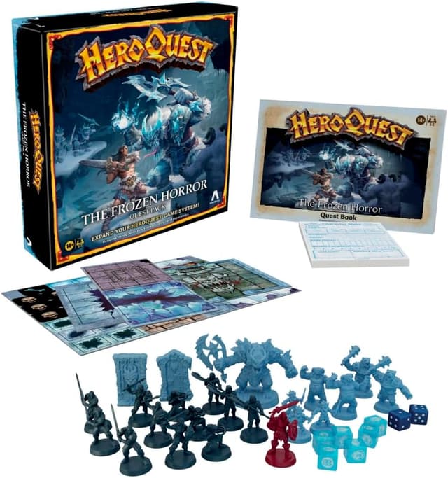 بازی Hasbro Gaming Avalon Hill HeroQuest The Frozen Horror بازی Hasbro Gaming Avalon Hill HeroQuest The Frozen Horror