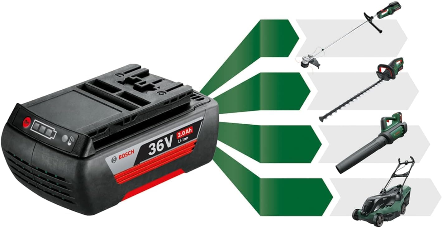 کیت شروع باتری 36 ولت Bosch شامل 1 باتری 36 V 2.0 Ah و شارژر Al 36V-20 کیت شروع باتری 36 ولت Bosch شامل 1 باتری 36 V 2.0 Ah و شارژر Al 36V-20
