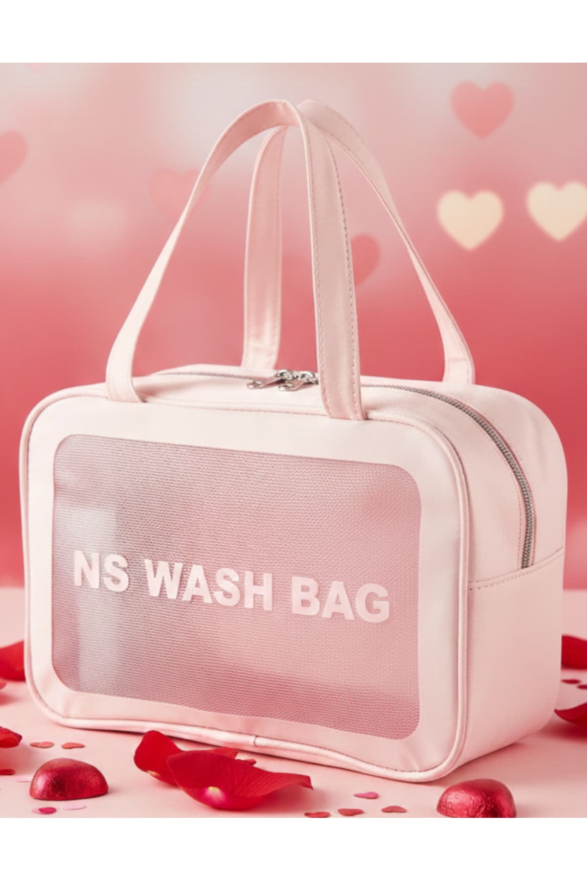 کیف آرایشی شفاف پسرانه NS reliable مسافرتی سایز L کیف آرایشی شفاف پسرانه NS reliable مسافرتی سایز L