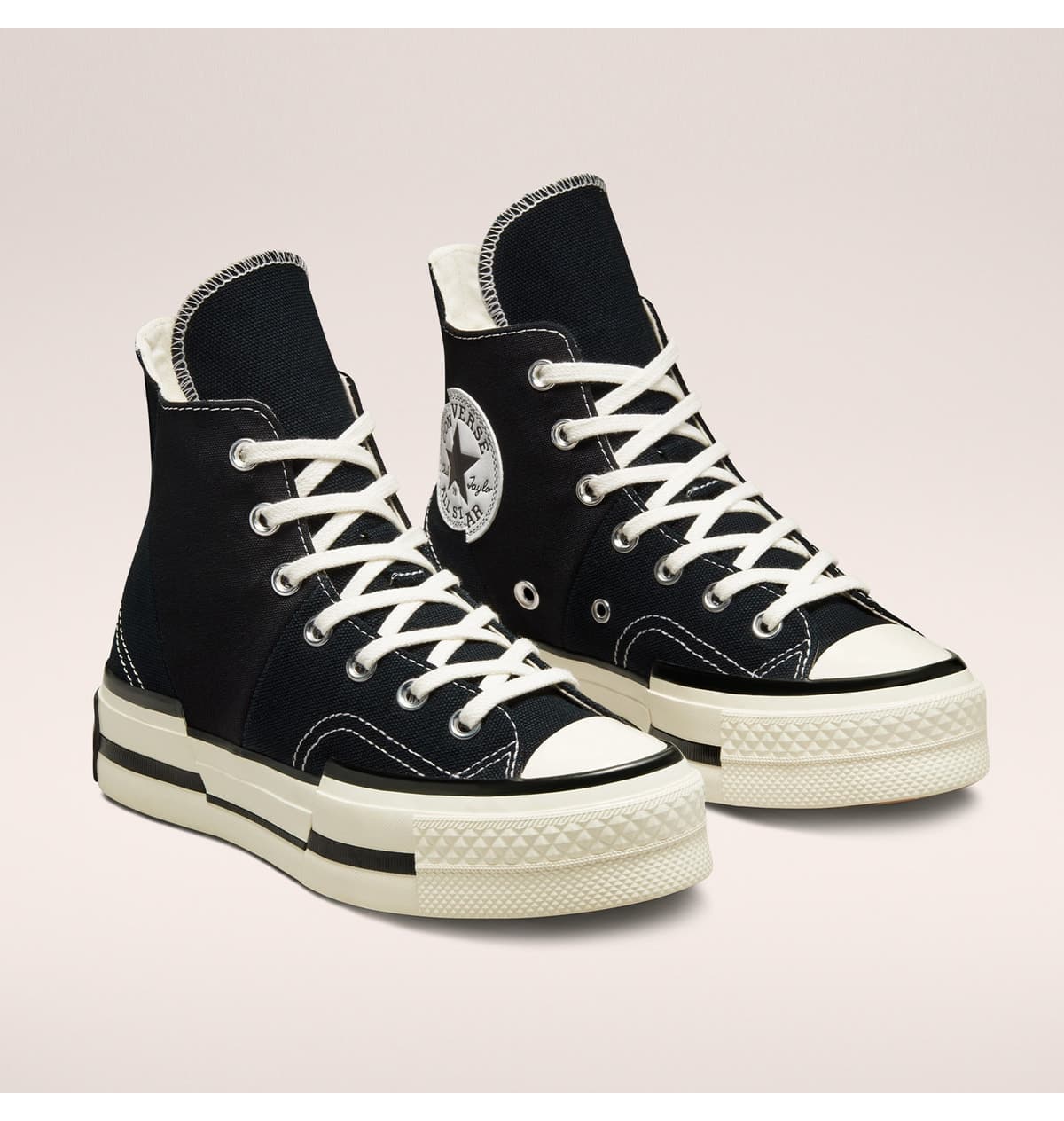 کفش اسنیکر یونیسکس Converse کانواس مشکی Chuck 70 Plus کفش اسنیکر یونیسکس Converse کانواس مشکی Chuck 70 Plus