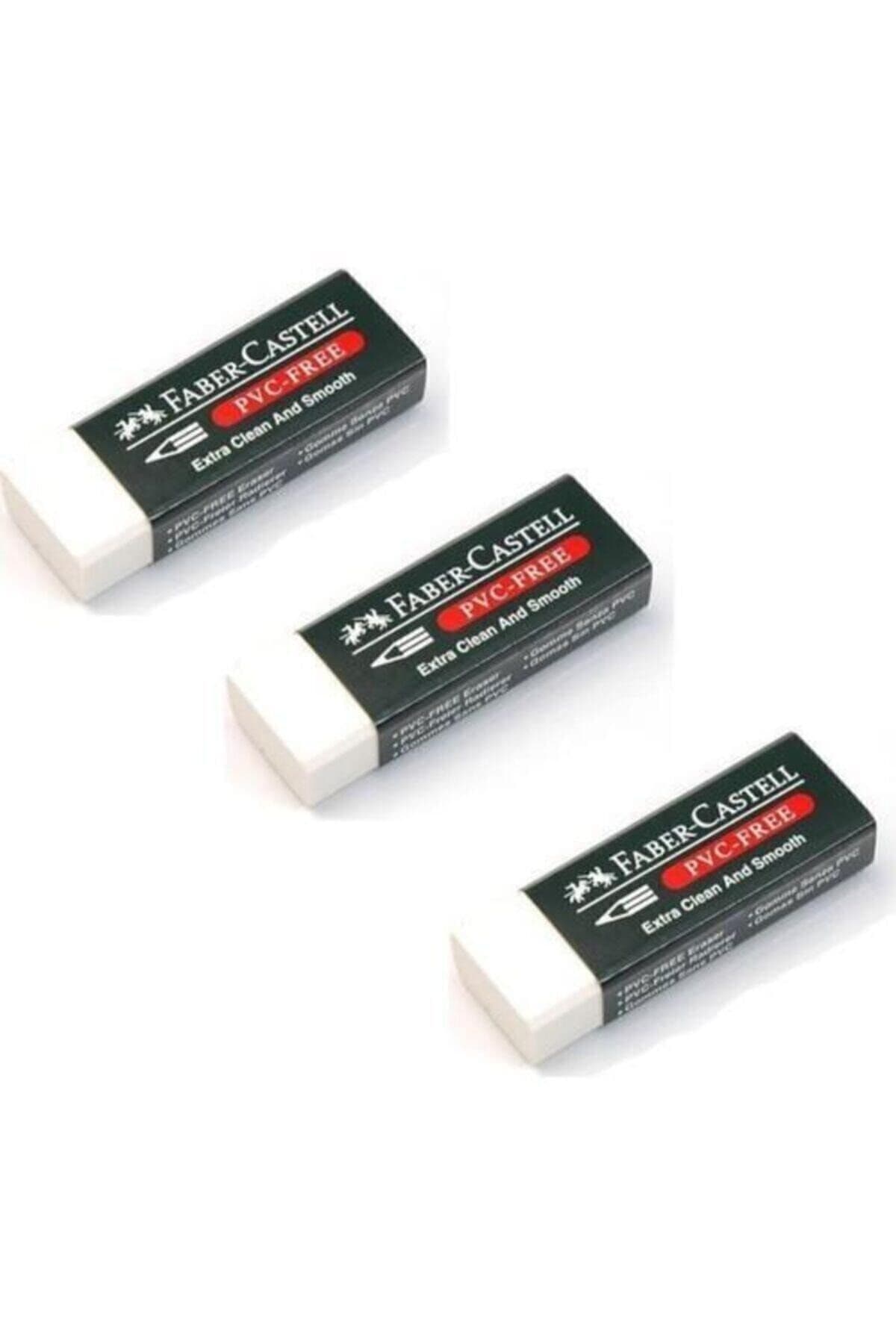 پاککن بزرگ سفید Faber Castell فاقد PVC، 3 عددی مدل No:20 پاککن بزرگ سفید Faber Castell فاقد PVC، 3 عددی مدل No:20