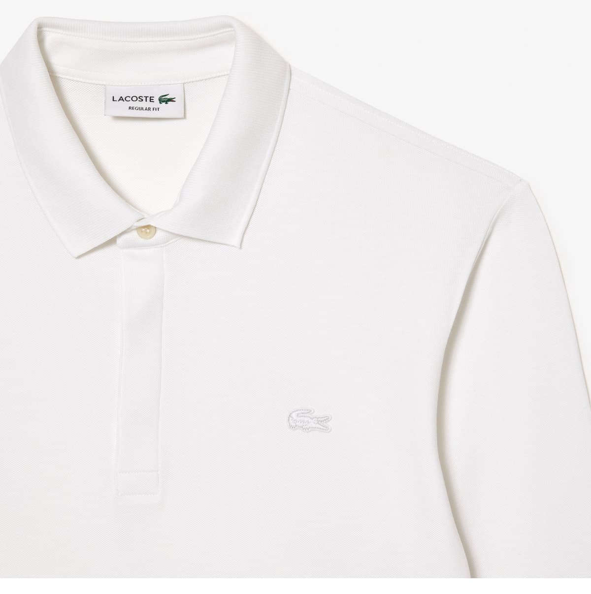 پولو مردانه Lacoste آستین بلند فیت معمولی سفید Paris پولو مردانه Lacoste آستین بلند فیت معمولی سفید Paris
