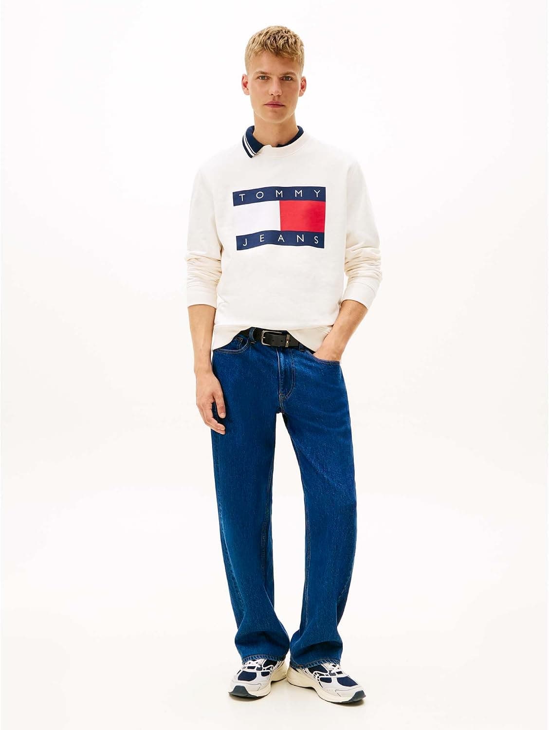 سوئیشرت مردانه Tommy Hilfiger یقه گرد فیت معمولی BIG FLAG مدل TJM REG EXT سوئیشرت مردانه Tommy Hilfiger یقه گرد فیت معمولی BIG FLAG مدل TJM REG EXT
