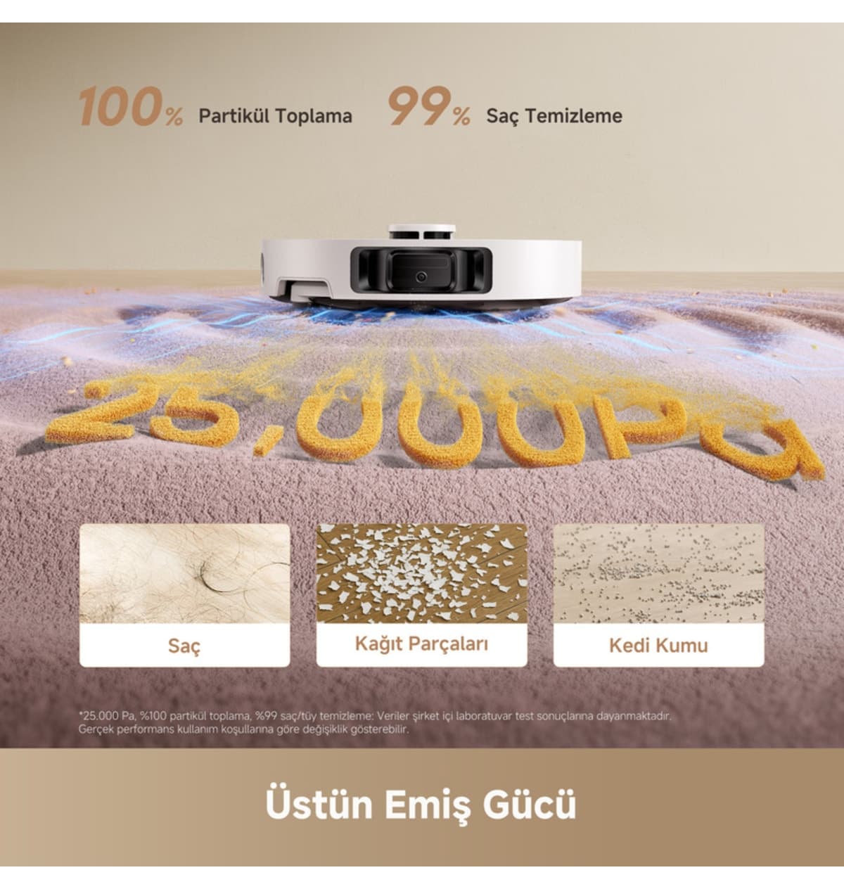 ربات جاروبرقی Dreame سفید با قدرت مکش 25.000Pa مدل L50 Ultra CE ربات جاروبرقی Dreame سفید با قدرت مکش 25.000Pa مدل L50 Ultra CE