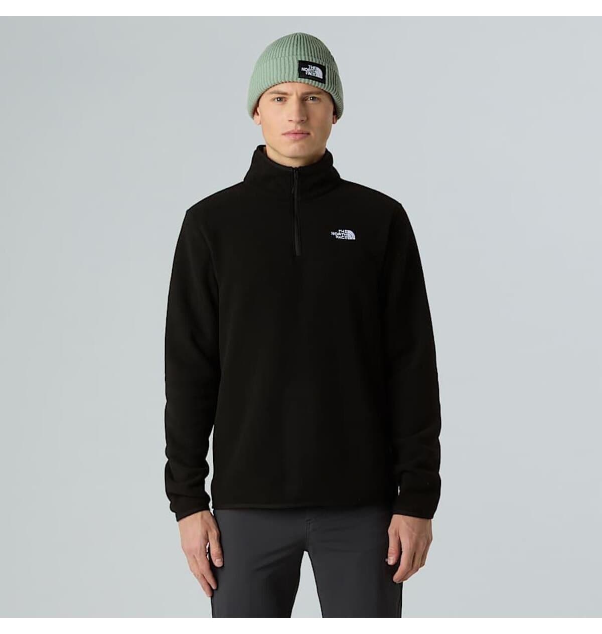 بلوز پلار مردانه The North Face Glacier Fleece زیپدار مشکی بلوز پلار مردانه The North Face Glacier Fleece زیپدار مشکی