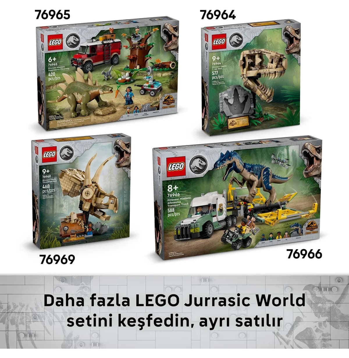 لگو Jurassic World مدل Küçük Eatie T. rex 76967 با 317 قطعه لگو Jurassic World مدل Küçük Eatie T. rex 76967 با 317 قطعه