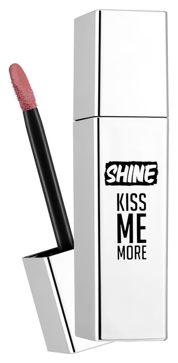 رژ لب مایع Flormar ماندگار براق گلی خاکی روشن مدل Shine Kiss Me More 005 Bare Beauty رژ لب مایع Flormar ماندگار براق گلی خاکی روشن مدل Shine Kiss Me More 005 Bare Beauty