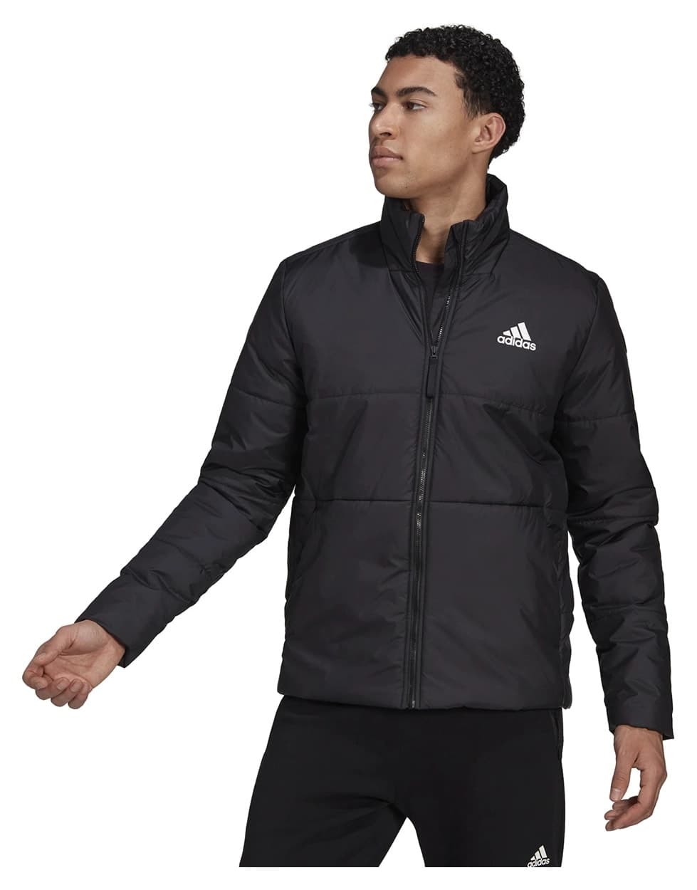 ژاکت مردانه adidas Bsc 3S Ins مشکی روزمره مدل HG8758 ژاکت مردانه adidas Bsc 3S Ins مشکی روزمره مدل HG8758