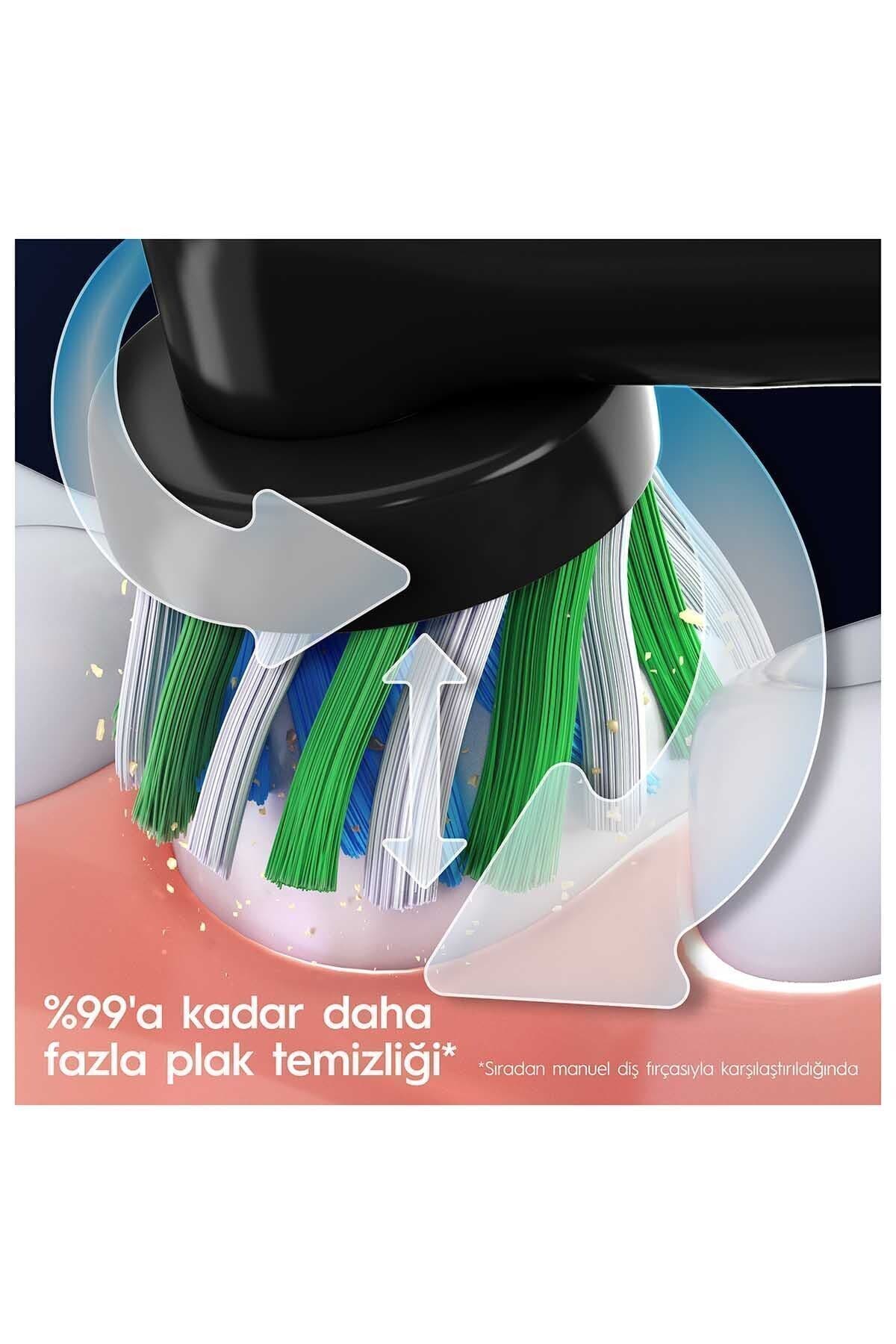 مسواک برقی Oral-B Pro 3 شارژی مشکی و سفید 2 عددی مدل 3900 مسواک برقی Oral-B Pro 3 شارژی مشکی و سفید 2 عددی مدل 3900