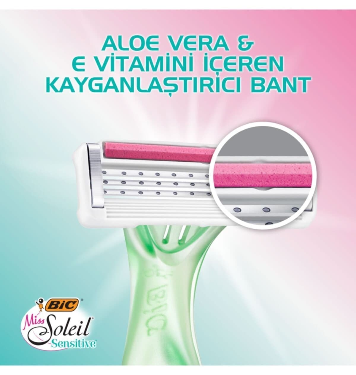 ست 3 تیغ اصلاح زنانه Bic Miss Soleil Sensitive هدیه کیف آرایش ست 3 تیغ اصلاح زنانه Bic Miss Soleil Sensitive هدیه کیف آرایش