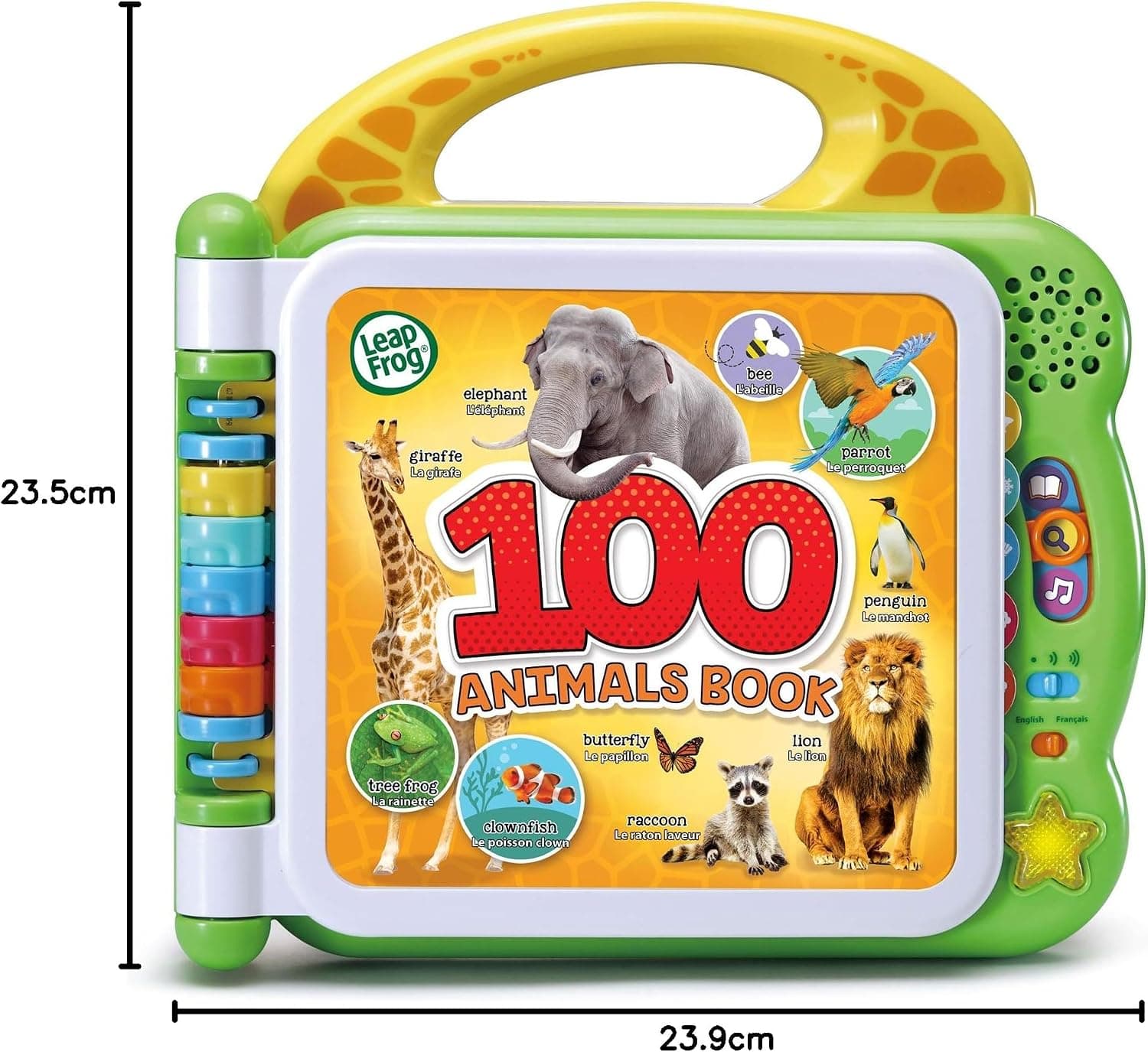 کتاب کودک LeapFrog با صدای حیوانات و رنگها مدل 100 Animals کتاب کودک LeapFrog با صدای حیوانات و رنگها مدل 100 Animals
