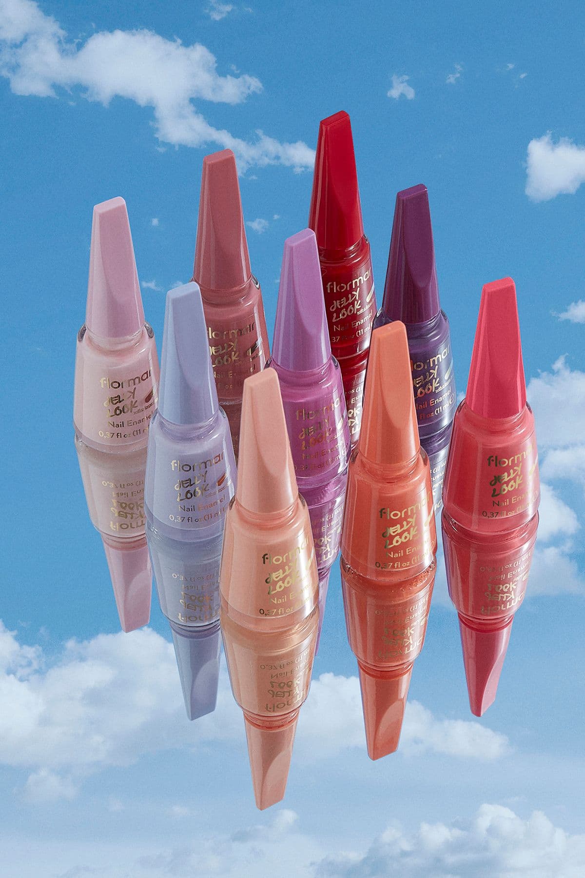 لاک ناخن Flormar خط Jelly Look آبی اقیانوسی مدل JL18 لاک ناخن Flormar خط Jelly Look آبی اقیانوسی مدل JL18
