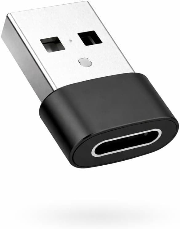 مبدل پسرانه Voultage USB به Type-C 3A شارژ سریع OTG مینی مشکی مبدل پسرانه Voultage USB به Type-C 3A شارژ سریع OTG مینی مشکی