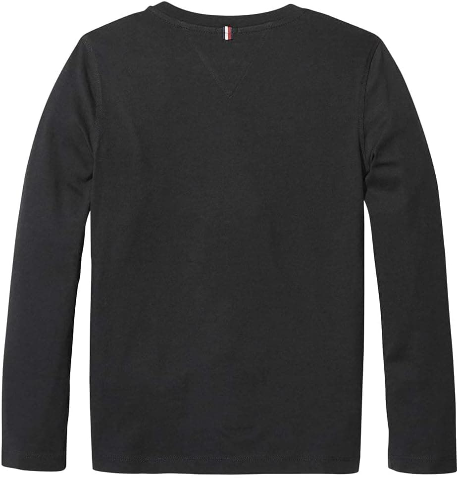 تیشرت پسرانه Tommy Hilfiger بیسیک آستین بلند یقه گرد بافت تیشرت پسرانه Tommy Hilfiger بیسیک آستین بلند یقه گرد بافت