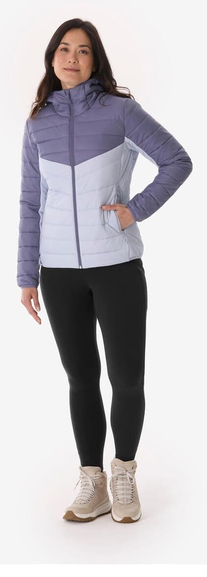 کاپشن بادی زنانه Decathlon Quechua اوتدور بنفش مدل MH500 -6° کاپشن بادی زنانه Decathlon Quechua اوتدور بنفش مدل MH500 -6°