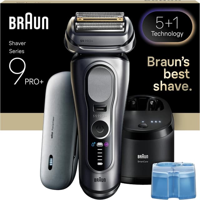 ماشین اصلاح مردانه Braun Series 9 PRO+ با SmartCare Center 6in1 مدل 9677CC ماشین اصلاح مردانه Braun Series 9 PRO+ با SmartCare Center 6in1 مدل 9677CC