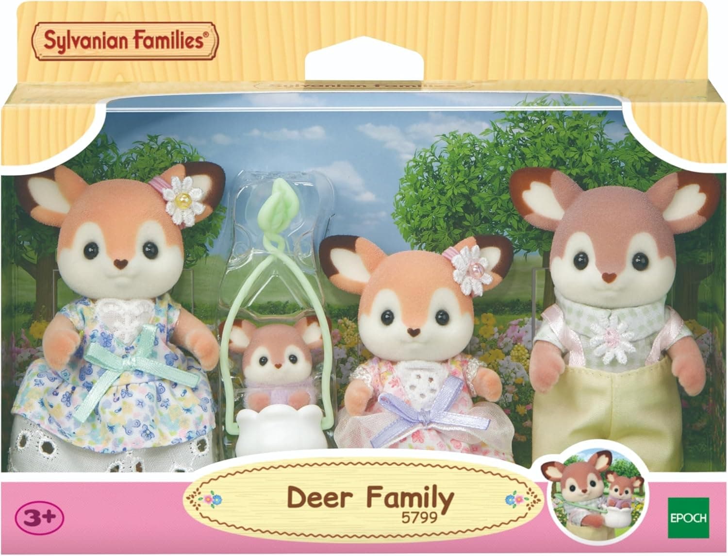 مجموعه خانواده گوزن Sylvanian Families مدل 5799 مجموعه خانواده گوزن Sylvanian Families مدل 5799