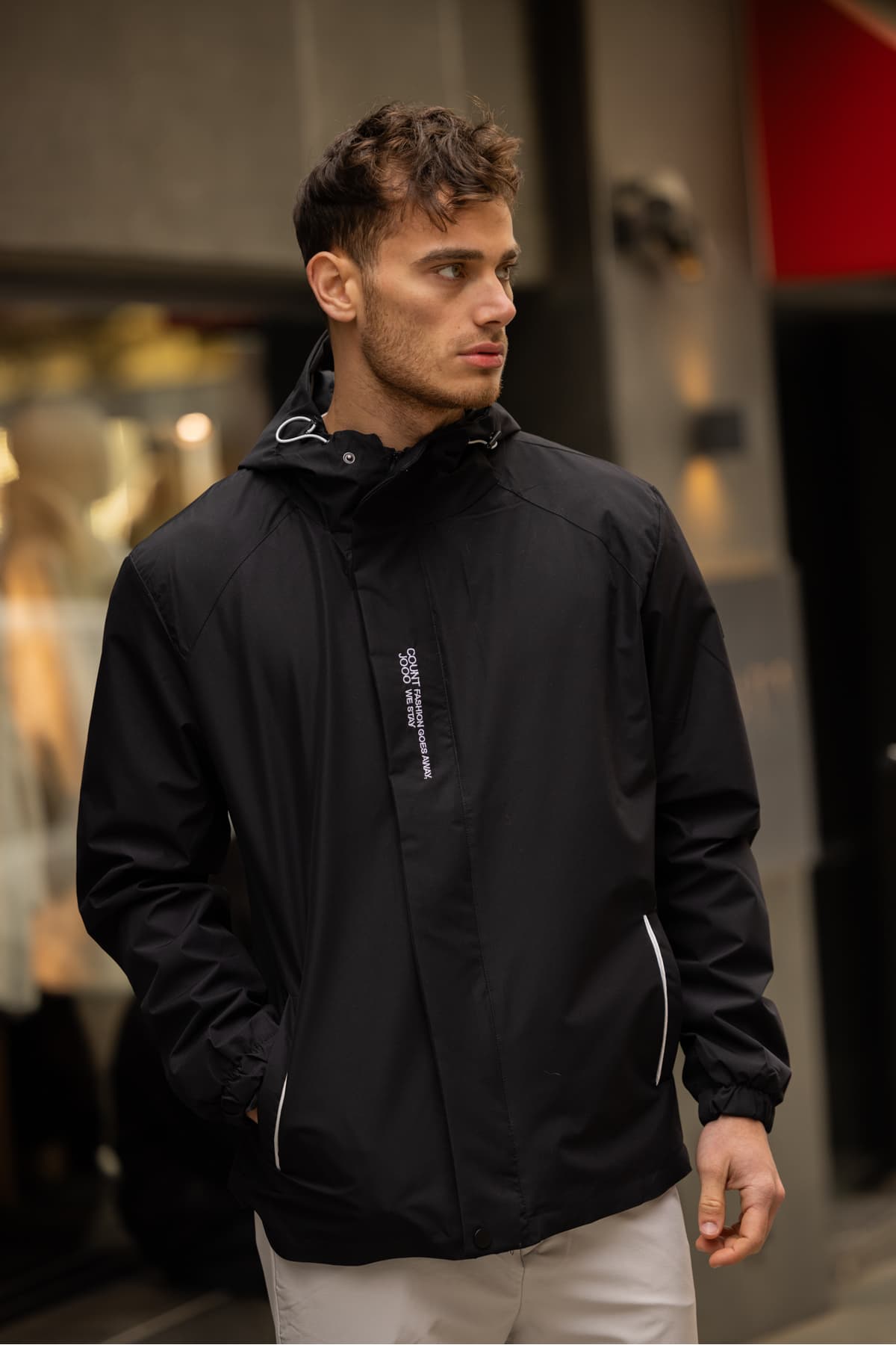 بادگیر بارانی مردانه 3MODA کلاهدار ضدآب با آستر داخلی بادگیر بارانی مردانه 3MODA کلاهدار ضدآب با آستر داخلی