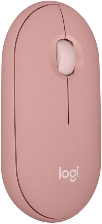 ماوس بیسیم Logitech Pebble Mouse 2 بلوتوثی نازک صورتی مدل M350s ماوس بیسیم Logitech Pebble Mouse 2 بلوتوثی نازک صورتی مدل M350s