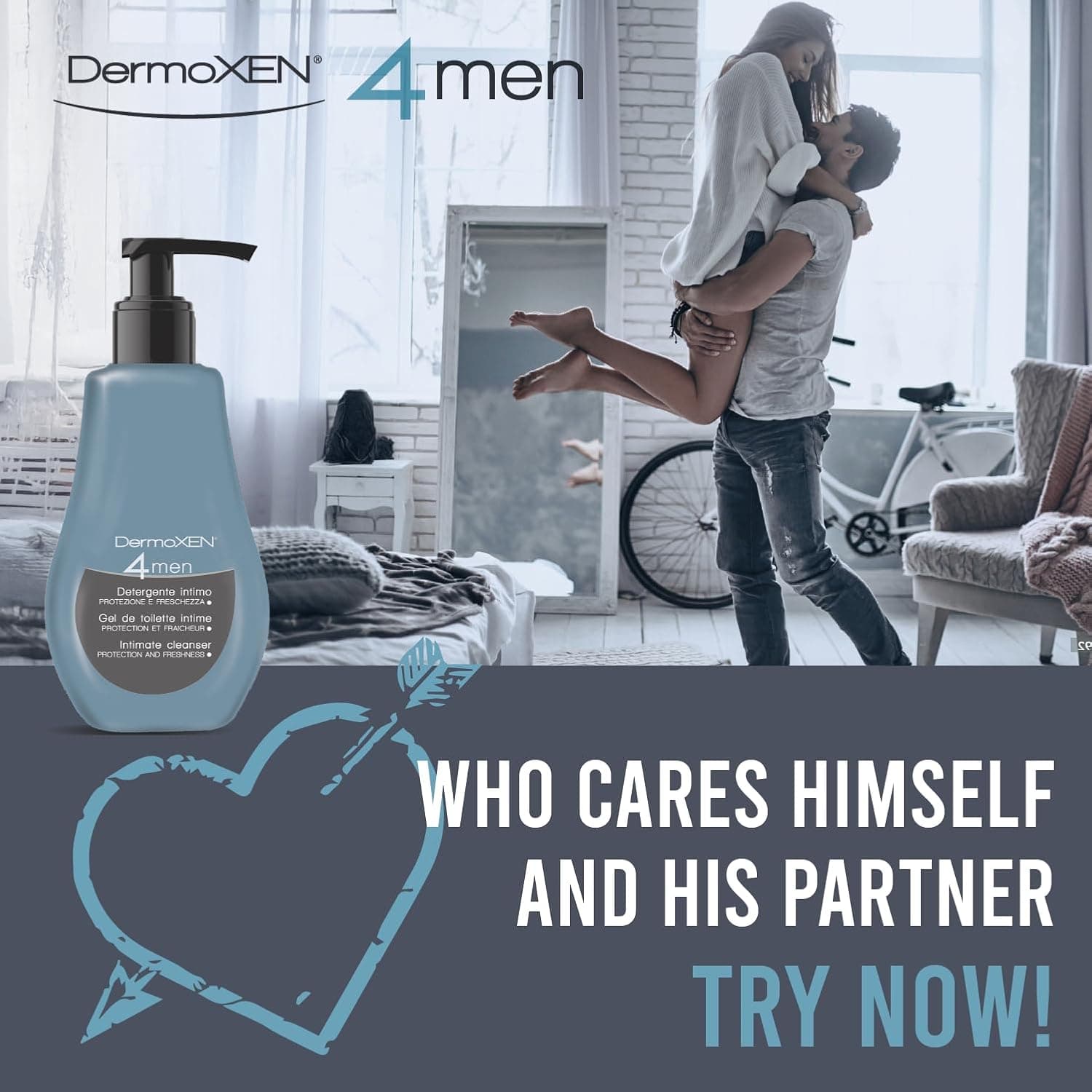 شوینده ناحیه تناسلی مردانه DERMOXEN 4 Men شوینده ناحیه تناسلی مردانه DERMOXEN 4 Men