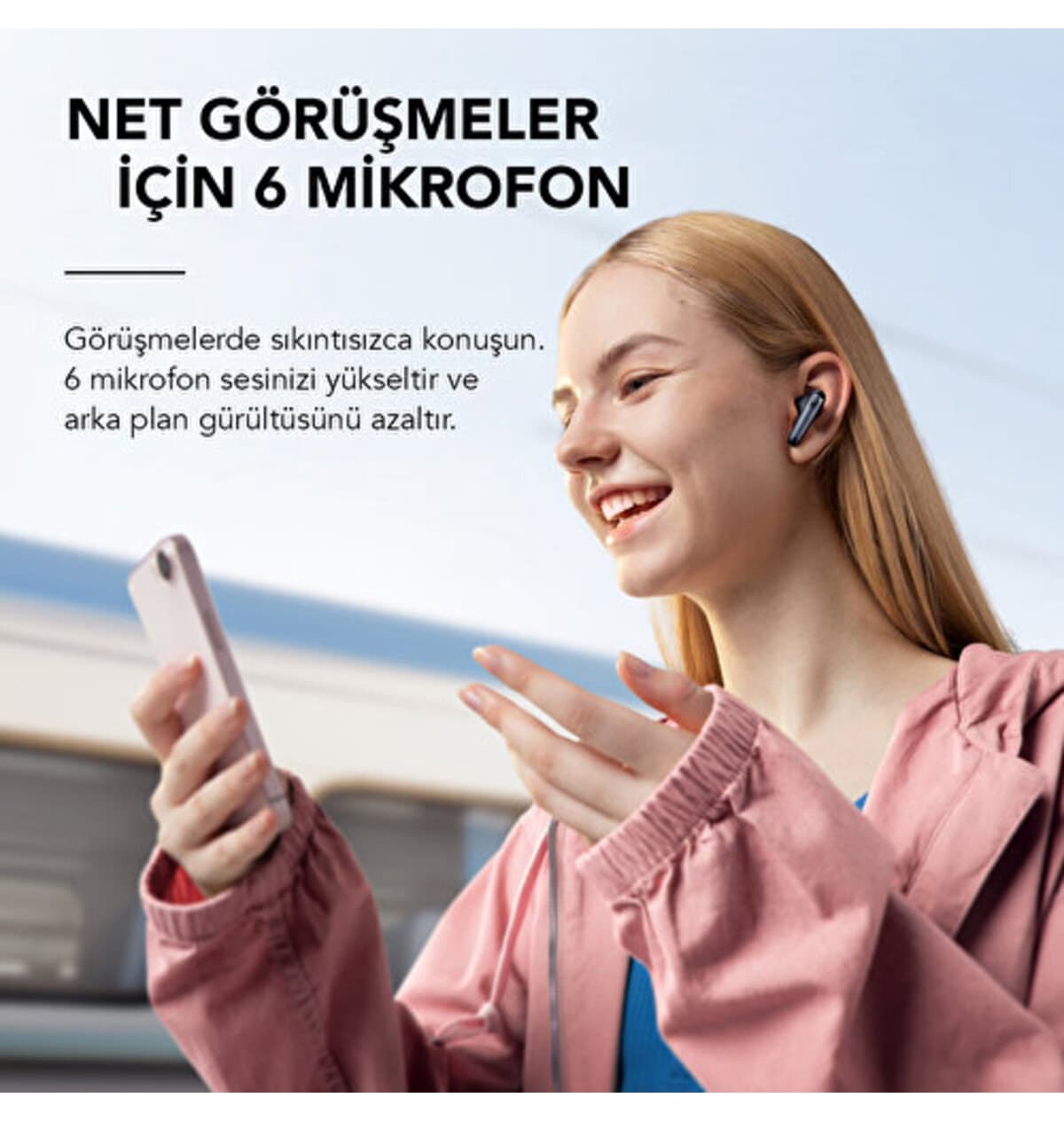 هدفون Anker Soundcore Liberty 4 NC بلوتوثی Bluetooth 5.3 با 50 ساعت شارژدهی مشکی مدل A3947 هدفون Anker Soundcore Liberty 4 NC بلوتوثی Bluetooth 5.3 با 50 ساعت شارژدهی مشکی مدل A3947